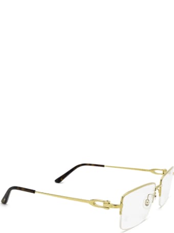 Cartier Eyewear Cartier Ct0319o Gold Glasses