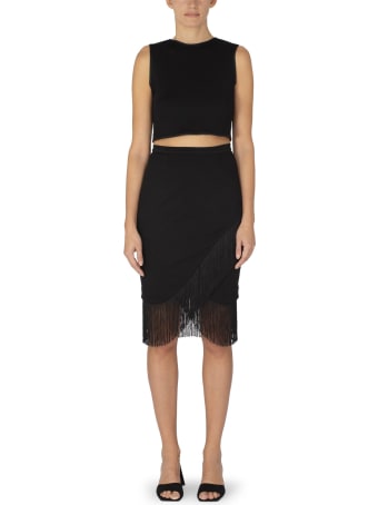 Amotea Lola Top In Black Jersey