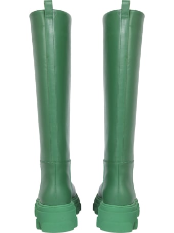 GIA BORGHINI Combat Leather Boots