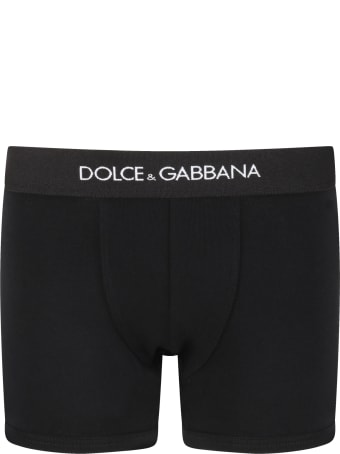Dolce & Gabbana Black Set For Boy