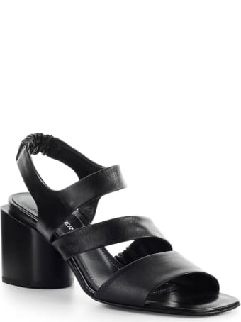 Halmanera Doris Black Heeled Sandal