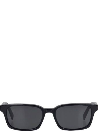 RETROSUPERFUTURE Regola Sunglasses In Black Acrylic