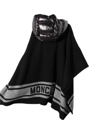 Moncler Black Moncler Enfant Girl's Cape