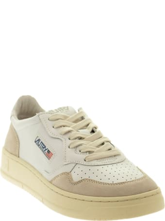 Autry Medalist Low - Leather And Suede Sneakers
