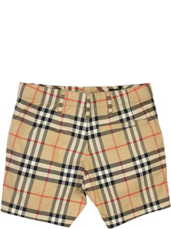 Burberry Tristen - Vintage Check Cotton Tailored Shorts