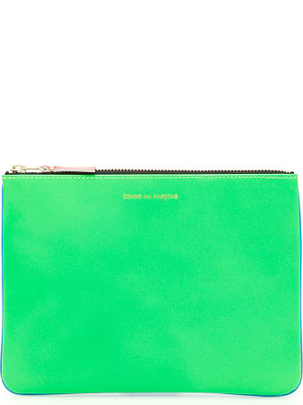 Comme des Garçons Wallet Super Fluo Pouch