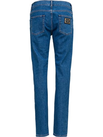 Dolce & Gabbana Blue Denim Five Pockets Jeans
