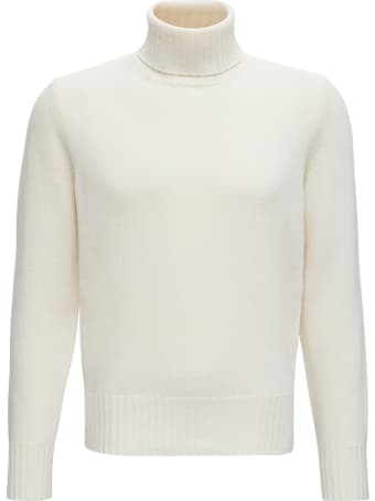 doppiaa Ivory Wool Turtleneck