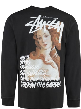 Stussy Spring Weeds Pigment Dyed Long Sleeve T-shirt