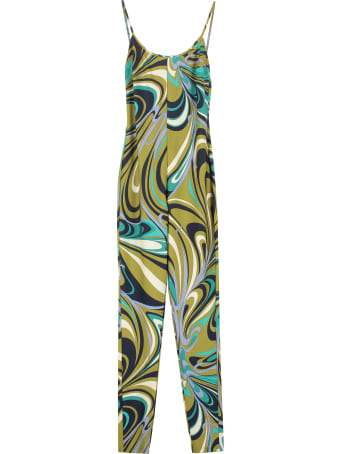 Emilio Pucci Printed Jersey Jumpsuit