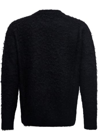 Roberto Collina Black Rasta Knit Crew Neck Sweater