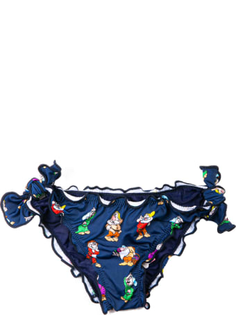 MC2 Saint Barth Frou Frou Girl's Swim Briefs 7 Dwarfs Print - Disney© Special Edition
