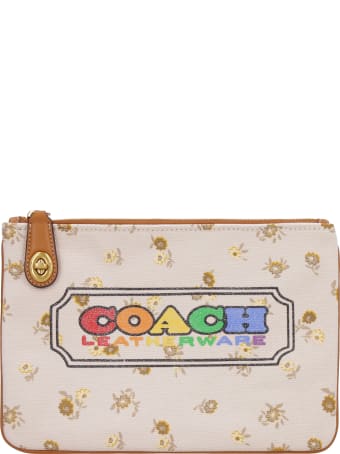 Coach Printed Flat Pouch