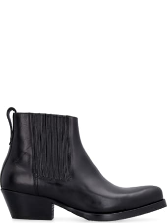 Our Legacy Leather Cuban Boot