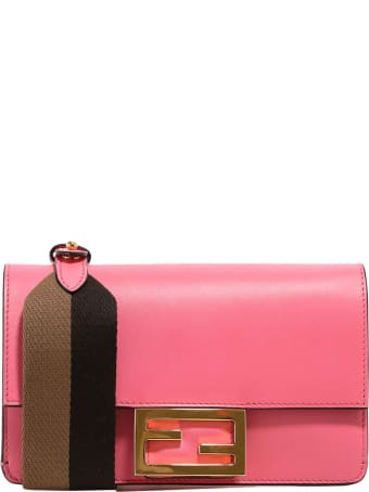 Fendi Flat Baguette Shoulder Bag