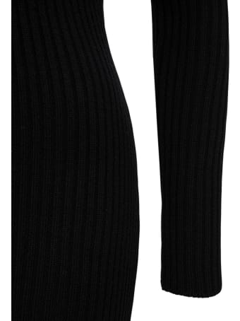 Giuseppe di Morabito Ribbed Knit Dress With Chain Shoulder Straps