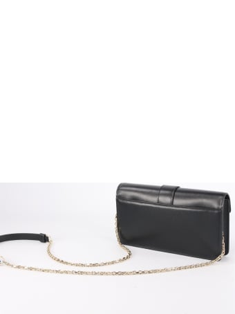 Roger Vivier Viv 'clutch In Leather
