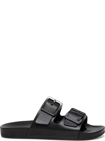 Balenciaga Mallorca Black Leather Sandals