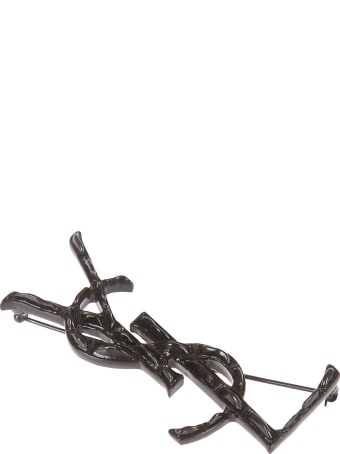 Saint Laurent Logo Monogram Pin