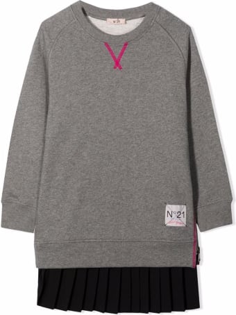 N.21 Grey Cotton Sweatshirt