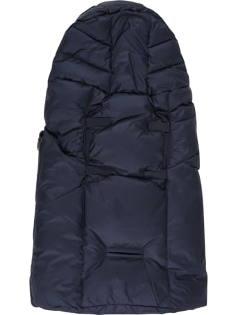 Woolrich Blue Sleeping Bag For Baby Kids With Logo