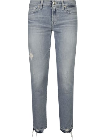 Seven London Distressed Detail Skinny Jeans