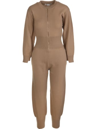 Stella McCartney Camel Wool Jumpsuit