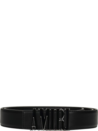 AMIRI Belts In Black Leather