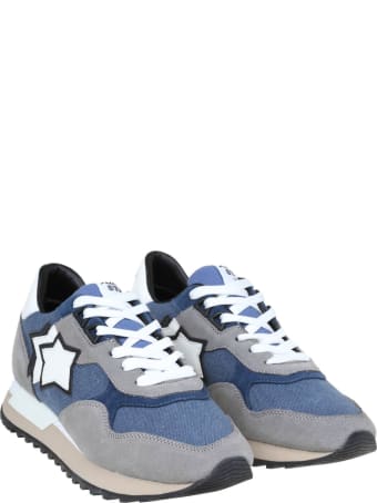 Atlantic Stars Draco Sneakers In Fabric And Suede