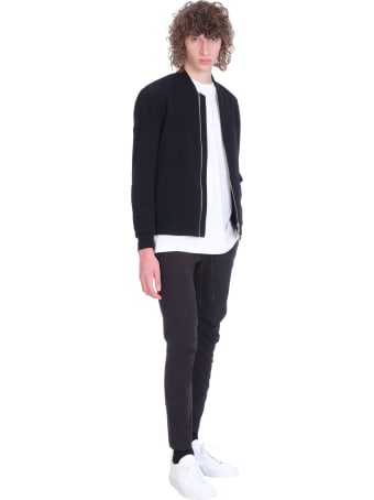 Attachment Pants In Black Cotton