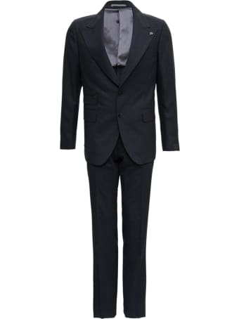 Gabriele Pasini Anthracite Gray Wool Tailored Suit