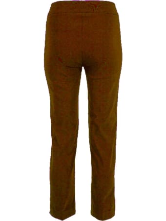 Avenue Montaigne Short Slim Pants W/slit On Bottom