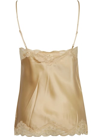 Gold Hawk Floral Cropped Top