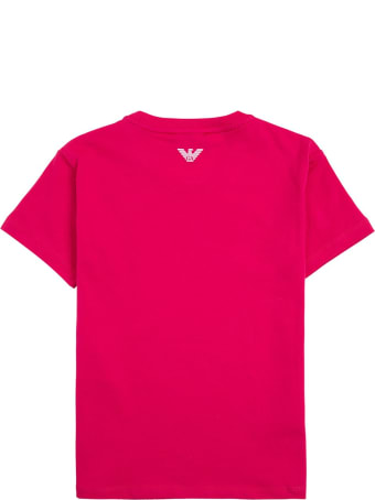 Emporio Armani Cotton T-shirt With Logo Print