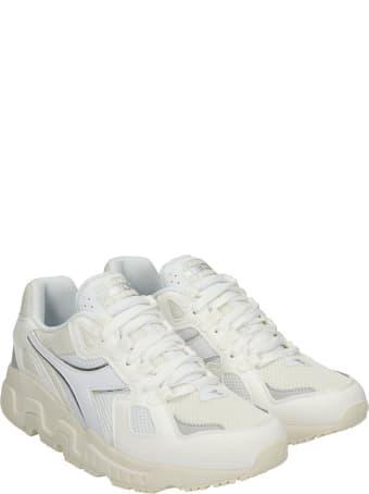 Diadora Mythos Sneakers In White Synthetic Fibers
