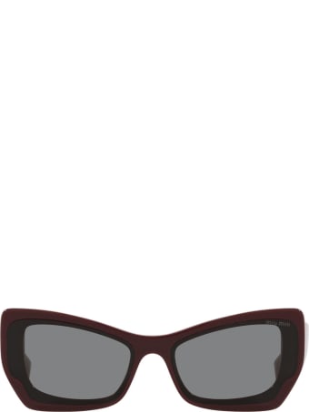 Miu Miu Miu Miu Mu 07xs Pink Bordeaux Sunglasses