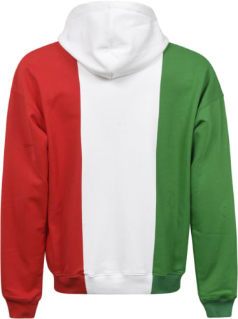 Moschino Colour Block Quote Hooded Sweatshirt