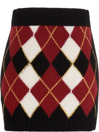 RED Valentino 'argyll' Skirt
