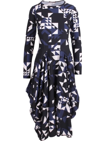 High Nylon Midi Dress