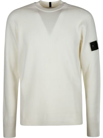 Stone Island Shadow Project Logo Patched Knit Sweater