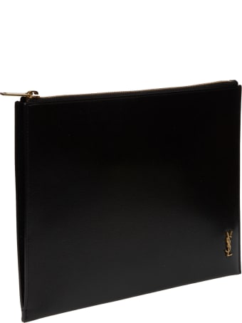 Saint Laurent Logo Detail Clutch