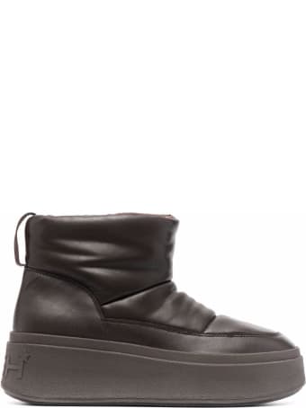 Ash Maxi Bis Leather Puffer Sneakers