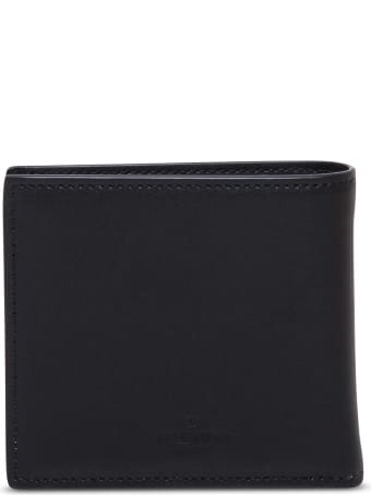 Valentino Garavani Bifold Leather Wallet With Logo