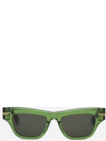 Bottega Veneta Semi-transparent Acetate Sunglasses