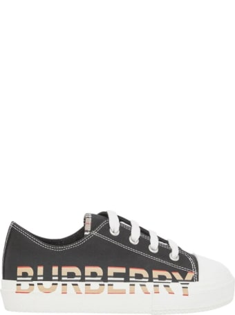 Burberry Larkhall Cotton Sneakers With Logo Print