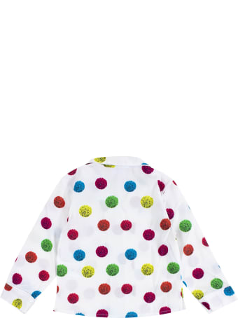 Stella Jean Polka Dot Printed Cotton Shirt