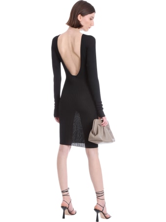 Laneus Dress In Black Viscose