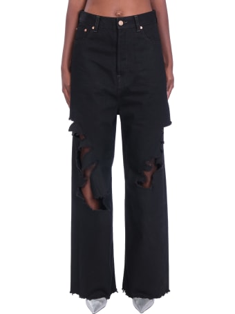 Balenciaga Jeans In Black Denim