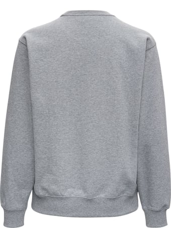 Kenzo Gray Jersey Sweatshirt With Front Tiger Print
