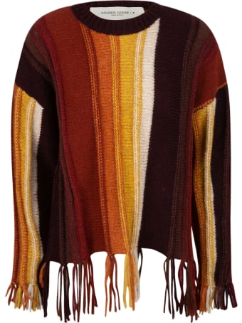 Golden Goose Round-neck Dunya Stripes Top
